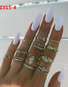 Bohemian Ring Set Couple Ring