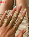 Bohemian Ring Set Couple Ring
