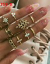 Bohemian Ring Set Couple Ring