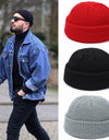 Knitted Hats For Women Skullcap Men Beanie Hat Winter Retro