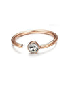 Human Body Piercing C-Shaped Stainless Steel Rhinestone Nose Ring