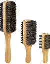 Men's Beard Brush Double-sided Facial Hair Brush Shaving Com