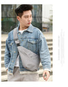 New Style Men's Chest Bag Messenger Bag Multifunctional Leisure Bag Shoulder Bag Wine Pouch Bag Anti-Lost Anti-Theft Bag