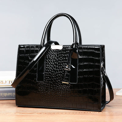 Single Shoulder Bag Embossed Large Capacity Messenger Bag