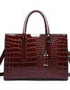 Single Shoulder Bag Embossed Large Capacity Messenger Bag