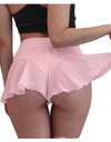 Hip-lift Tight-fitting Ladies Dance Ruffle Shorts