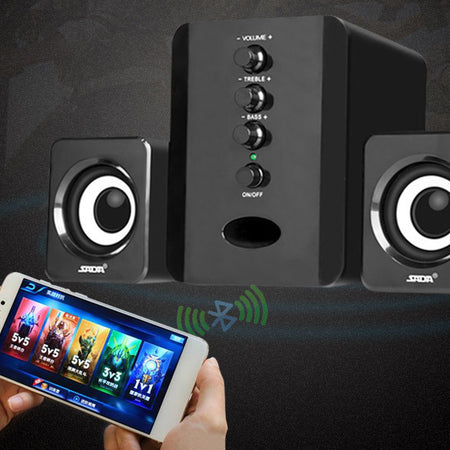 Speakers Computer D-202 Combination Music-Player Subwoofer-Sound-Box Smart-Phones Stereo