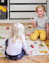 New Creative Children'S Canvas Tassel Game Mat