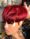 Wig Female Wig Short Straight Hair Short Hair Straight Hair Bob Wig