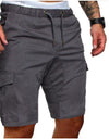 Men'S Solid Loose Casual Lace Up Shorts