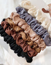 Ins Elegant French Satin Hair Tie Simple Basic Imitation Silk Hair Rope