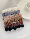 Ins Elegant French Satin Hair Tie Simple Basic Imitation Silk Hair Rope