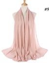 Pearl Chiffon Scarf Malaysia Bubble Chiffon Scarf Foreign Trade Scarf Chiffon Scarf