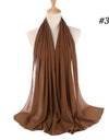 Pearl Chiffon Scarf Malaysia Bubble Chiffon Scarf Foreign Trade Scarf Chiffon Scarf