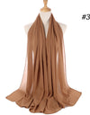 Pearl Chiffon Scarf Malaysia Bubble Chiffon Scarf Foreign Trade Scarf Chiffon Scarf