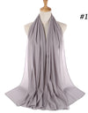 Pearl Chiffon Scarf Malaysia Bubble Chiffon Scarf Foreign Trade Scarf Chiffon Scarf