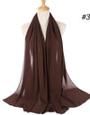 Pearl Chiffon Scarf Malaysia Bubble Chiffon Scarf Foreign Trade Scarf Chiffon Scarf