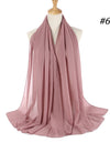 Pearl Chiffon Scarf Malaysia Bubble Chiffon Scarf Foreign Trade Scarf Chiffon Scarf