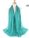 Pearl Chiffon Scarf Malaysia Bubble Chiffon Scarf Foreign Trade Scarf Chiffon Scarf