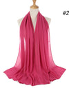 Pearl Chiffon Scarf Malaysia Bubble Chiffon Scarf Foreign Trade Scarf Chiffon Scarf