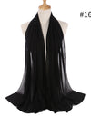 Pearl Chiffon Scarf Malaysia Bubble Chiffon Scarf Foreign Trade Scarf Chiffon Scarf