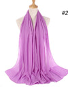 Pearl Chiffon Scarf Malaysia Bubble Chiffon Scarf Foreign Trade Scarf Chiffon Scarf
