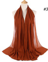 Pearl Chiffon Scarf Malaysia Bubble Chiffon Scarf Foreign Trade Scarf Chiffon Scarf