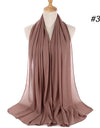 Pearl Chiffon Scarf Malaysia Bubble Chiffon Scarf Foreign Trade Scarf Chiffon Scarf