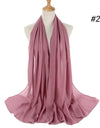 Pearl Chiffon Scarf Malaysia Bubble Chiffon Scarf Foreign Trade Scarf Chiffon Scarf