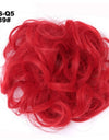 New Trendy Design Women Wavy Curly Messy Hair Bun Synthetic