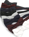 Men's cotton bow tie Korean fashion casual stripes