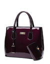 Patent leather bag