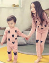 Girls' cotton underwear and pajamas set
