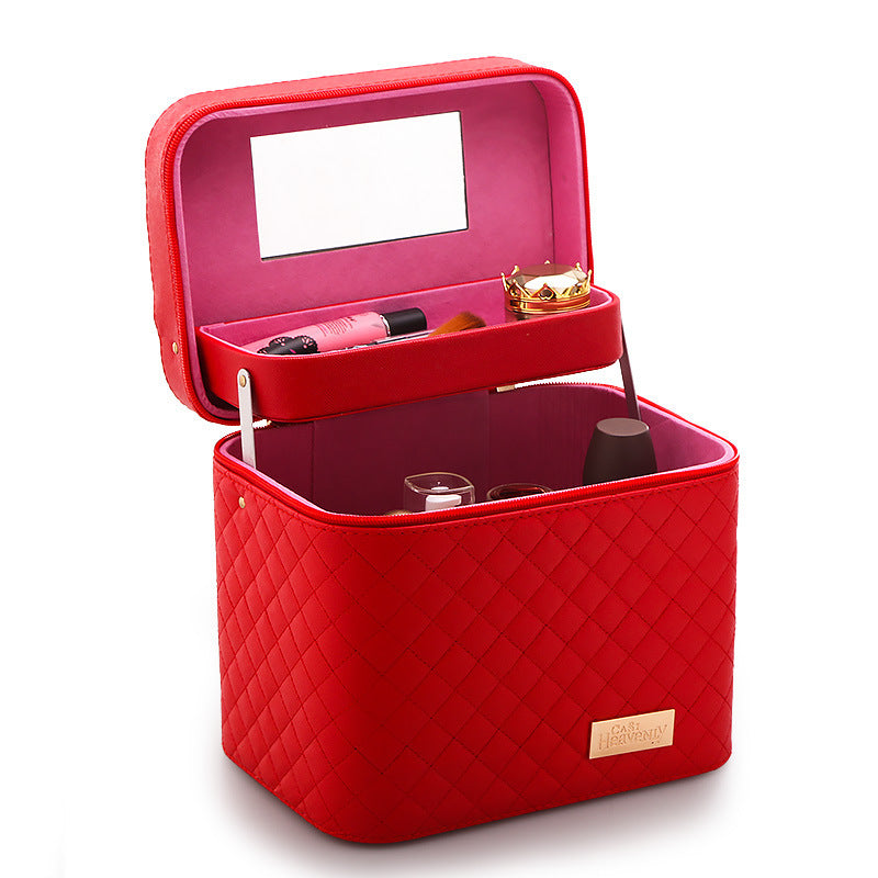 Large capacity multifunctional cosmetic bag