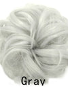 New Trendy Design Women Wavy Curly Messy Hair Bun Synthetic