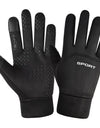 Windproof Waterproof Velvet Warm Waterproof Cycling Non-slip Full Finger Gloves