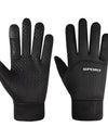 Windproof Waterproof Velvet Warm Waterproof Cycling Non-slip Full Finger Gloves