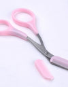 Beauty tools eyebrow scissors with eyebrow comb