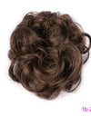 Europe, Japan, and South Korea popular hair bun fluffy natural drawstring curly hair ball head hair ring hair set female hair accessories chemical fiber hair