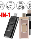 Compatible With Apple, 4 In 1 Stick For IPhoneAndroid Type C Usb Key