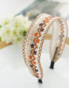 Embroidered lace headband