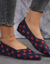 Flat Casual Shoes Light Knit Women's Shoes