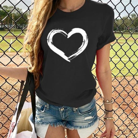 Women's short sleeve T-shirt top