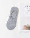 Silicone anti-slip breathable invisible cotton socks