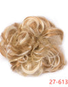 Europe, Japan, and South Korea popular hair bun fluffy natural drawstring curly hair ball head hair ring hair set female hair accessories chemical fiber hair