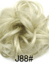 New Trendy Design Women Wavy Curly Messy Hair Bun Synthetic