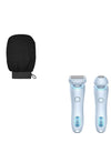 2 In 1 Hair Removal Epilator USB Rechargeable Trimmer Women Body Razor Face Leg Armpit Bikini Hand Pubic Shaver Hair Remover