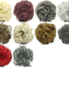 New Trendy Design Women Wavy Curly Messy Hair Bun Synthetic