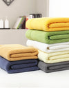Cotton thickened plain colored bath towel