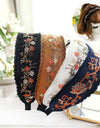 Embroidered lace headband